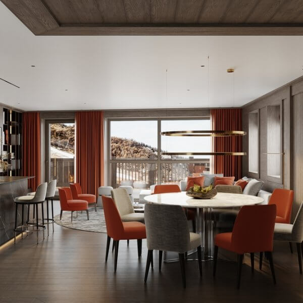 apartment val d'isere luxury architecture