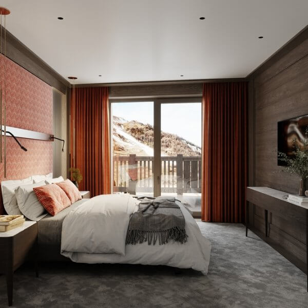 apartment val d'isere luxury architecture